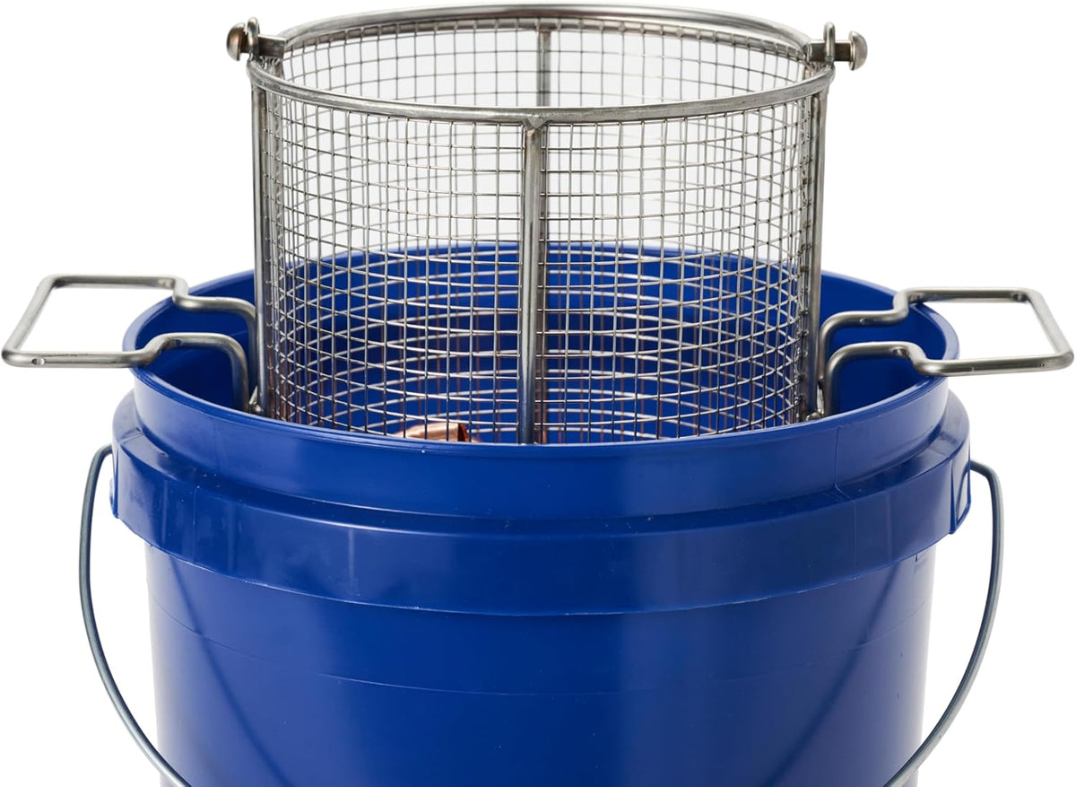 Dip N’ Drain – The Ultimate Stainless Steel Parts Cleaning Basket | Fits Any 2-Gallon Bucket, 1/4″