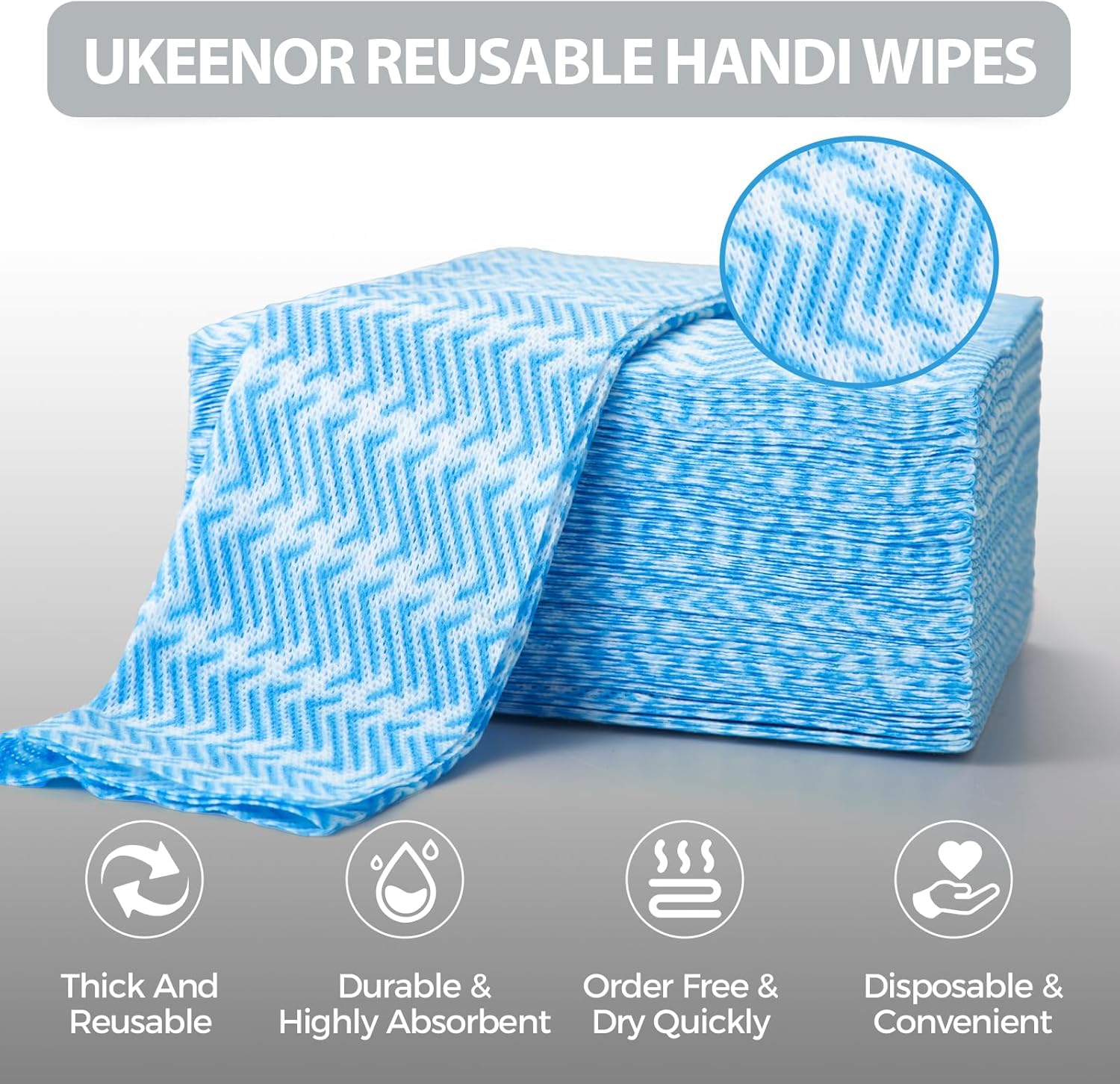 Disposable Cleaning Cloths Dry Handi Wipes Reusable Dish Cloths Multi Use Reusable Cleaning
