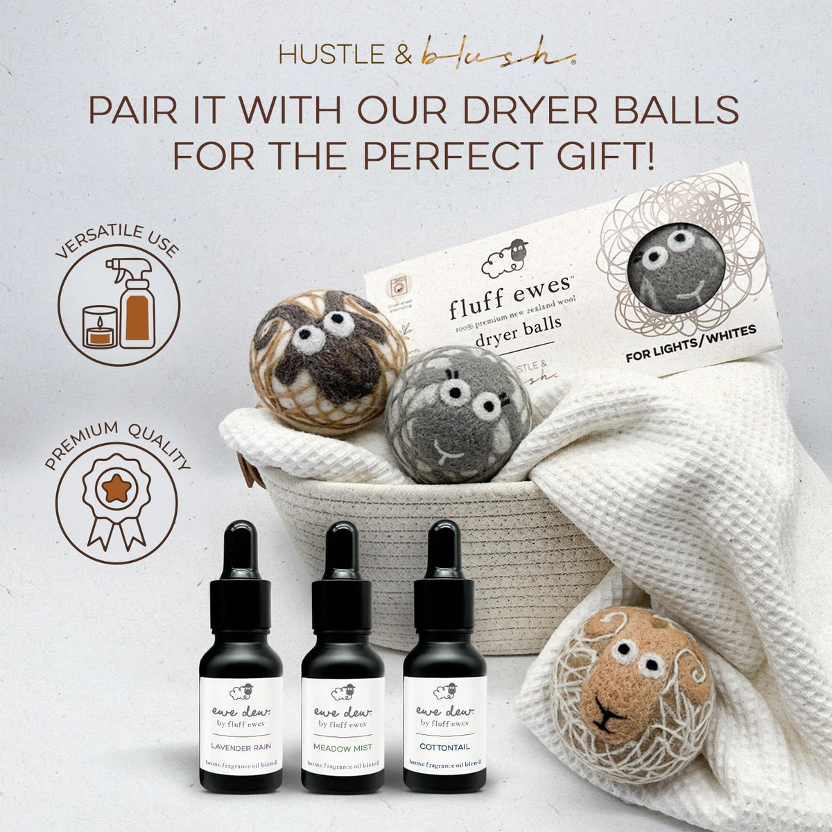 Laundry Essential Oils for Dryer Balls 15ml Meadow Mist - Blend of Laundry Fragrance Oil and