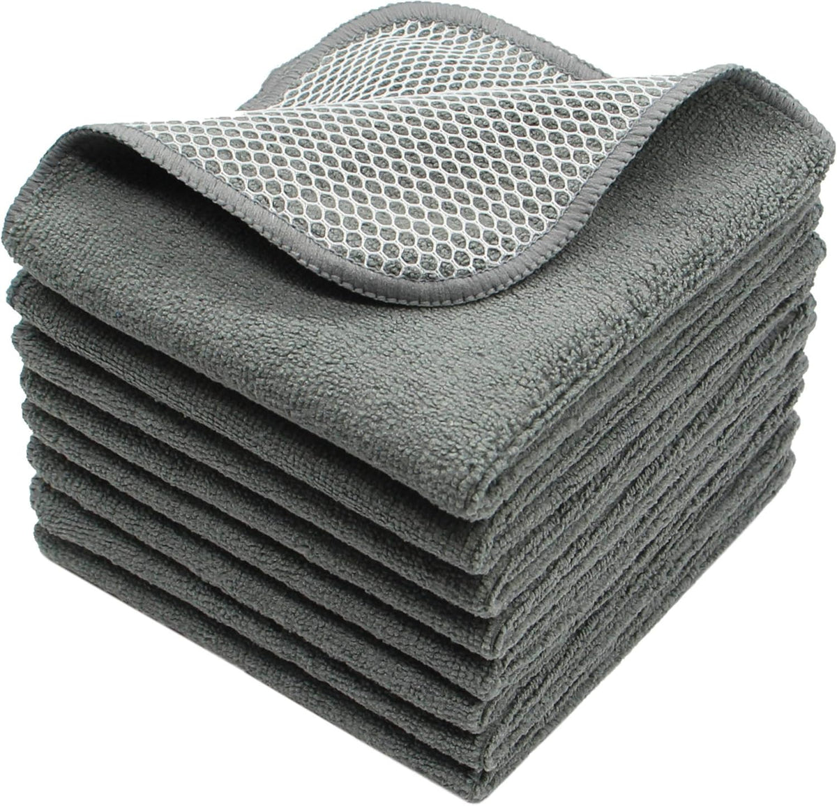 Microfiber Dish Cloths Fast Drying Kitchen Cleaning Cloth Dish Rags Dust Cloths Ultra Absorbent