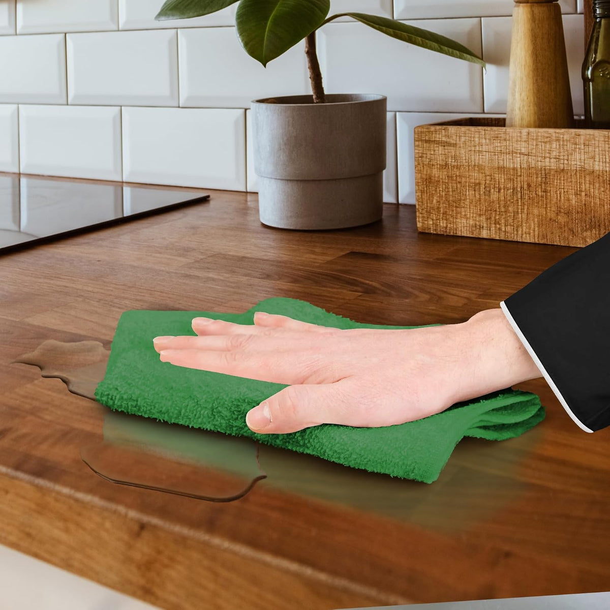 Avalon Towels Terry Bar Mop Towels (Value Pack of 60) Size 14"x17" – Absorbent and Durable