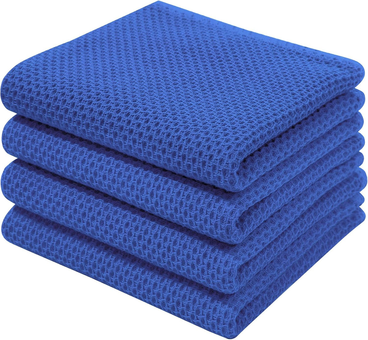 Homaxy 100% Cotton Waffle Weave Kitchen Dish Towels, Ultra Soft Absorbent Quick Drying Cleaning