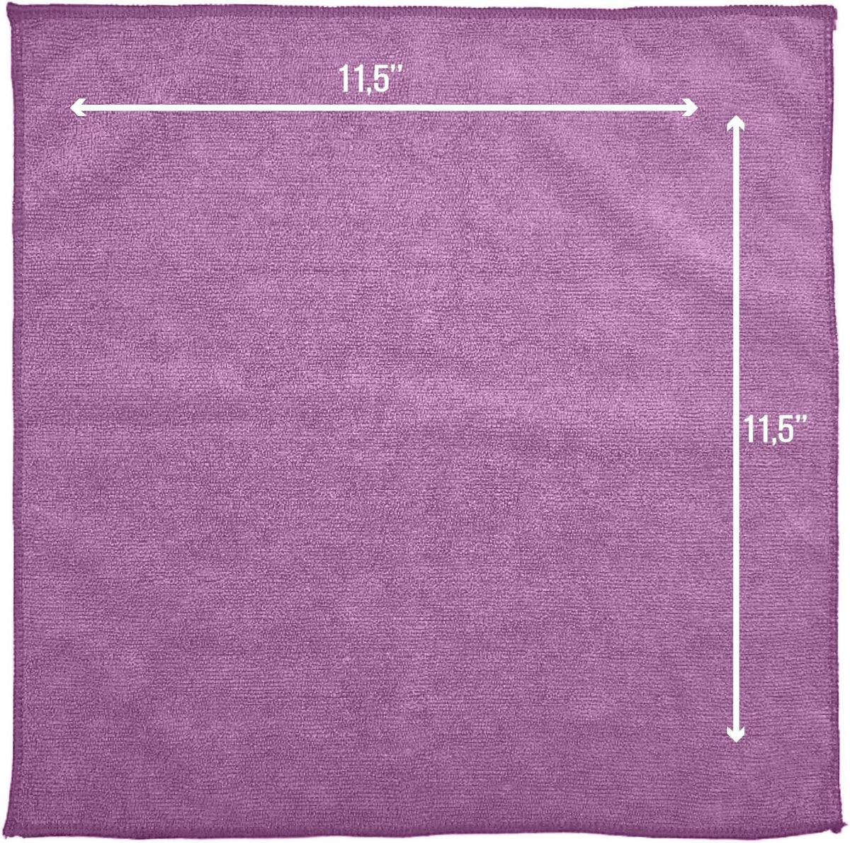 GREEN LIFESTYLE Chamois Cloth, Microfiber Cleaning Cloth 12 Pack, Borderless Towels Cleaning, Car