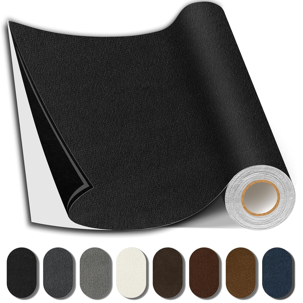 Suede Repair Patch, 17X158 Inch Fabric Large Repair Tape, Self-Adhesive Patches for Furniture