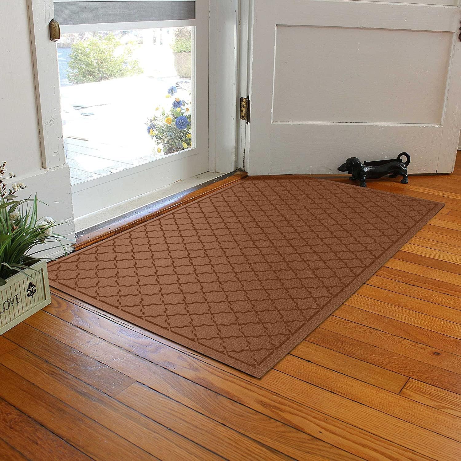 WaterHog Heavy Duty Doorway Mat, 3' x 5', Made in USA, Durable & Skid-Resistant Entryway Mat