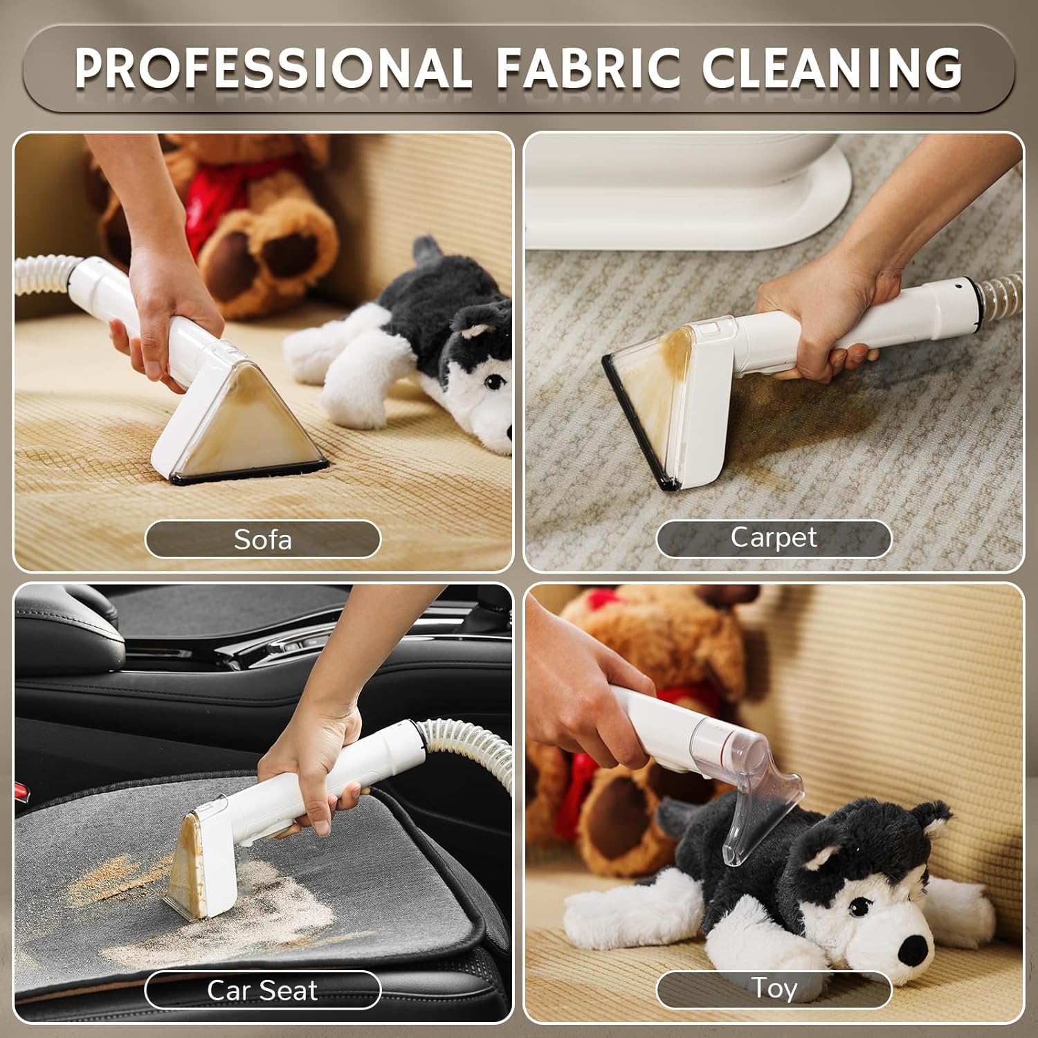Airthereal Portable Upholstery Spot Cleaner, Instant Heating Carpet Cleaner Machine, Shampooer