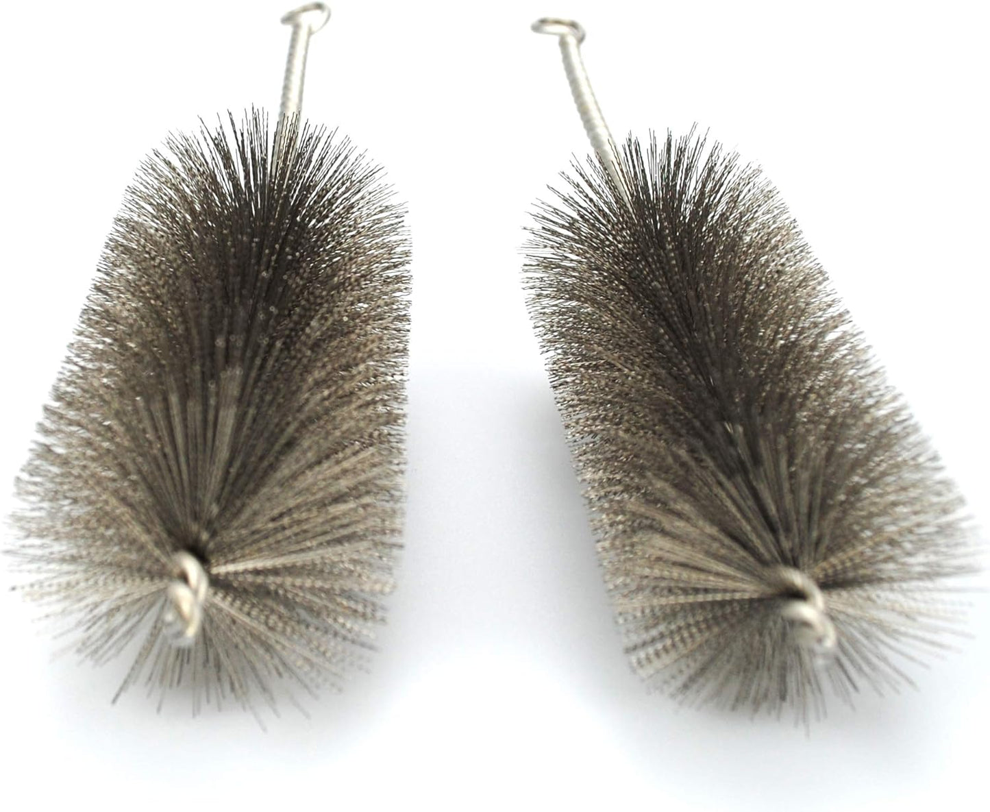 Pipe Cleaning Brush Set Stainless Steel Bristles, 8 Piece Variety Pack for Auto Parts, Bottles
