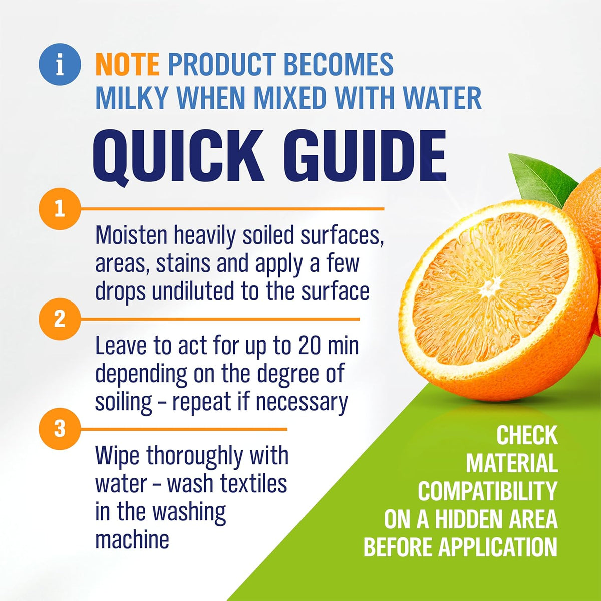 WoldoClean Orange Oil Cleaner Concentrated 25.36 fl oz (1 : 1000) - makes up to 200 Gallons
