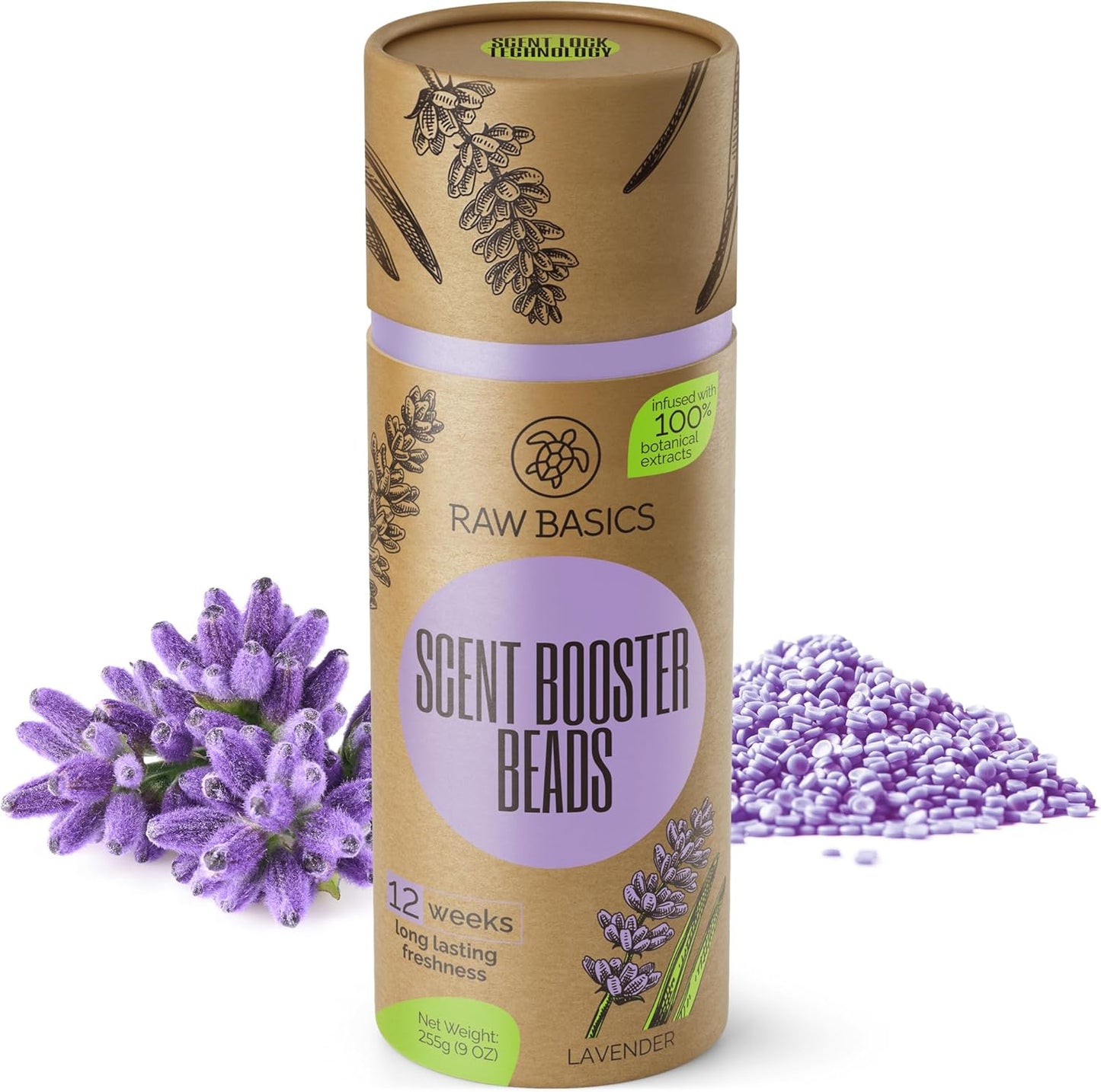 Scent Boosters for Washer, Lavender Aroma - Bulk Laundry Booster Beads and Fabric Smell Deodorizer