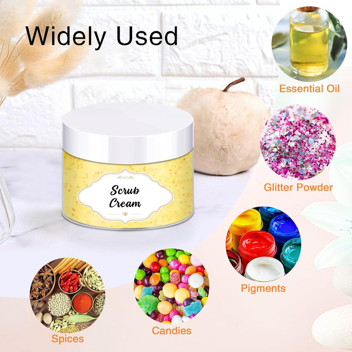 72 Pcs Plastic Jars, 4 OZ Plastic Jars with White Lids Round Clear Storage Containers Jar Leak