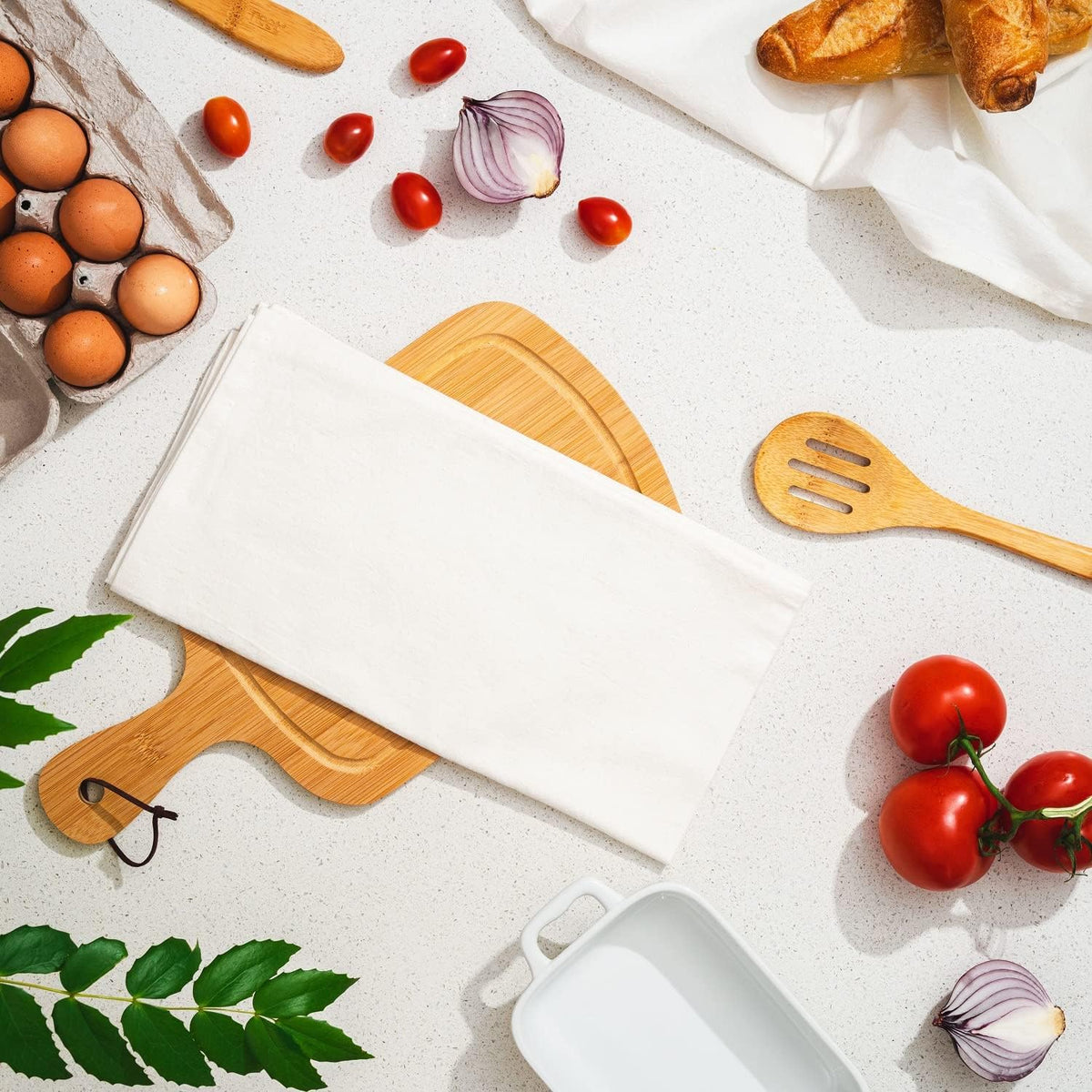 Bread Towels for Proofing Cover - 100% Organic Cotton Bread Cloth for Rising - Breathable Tea Towel