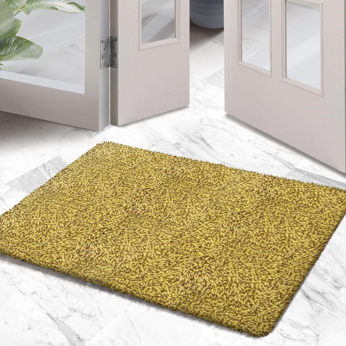 Premium Microfiber Indoor Door Mat – 24"x36" Washable Entry Mat, Non-Slip, Waterproof Backing