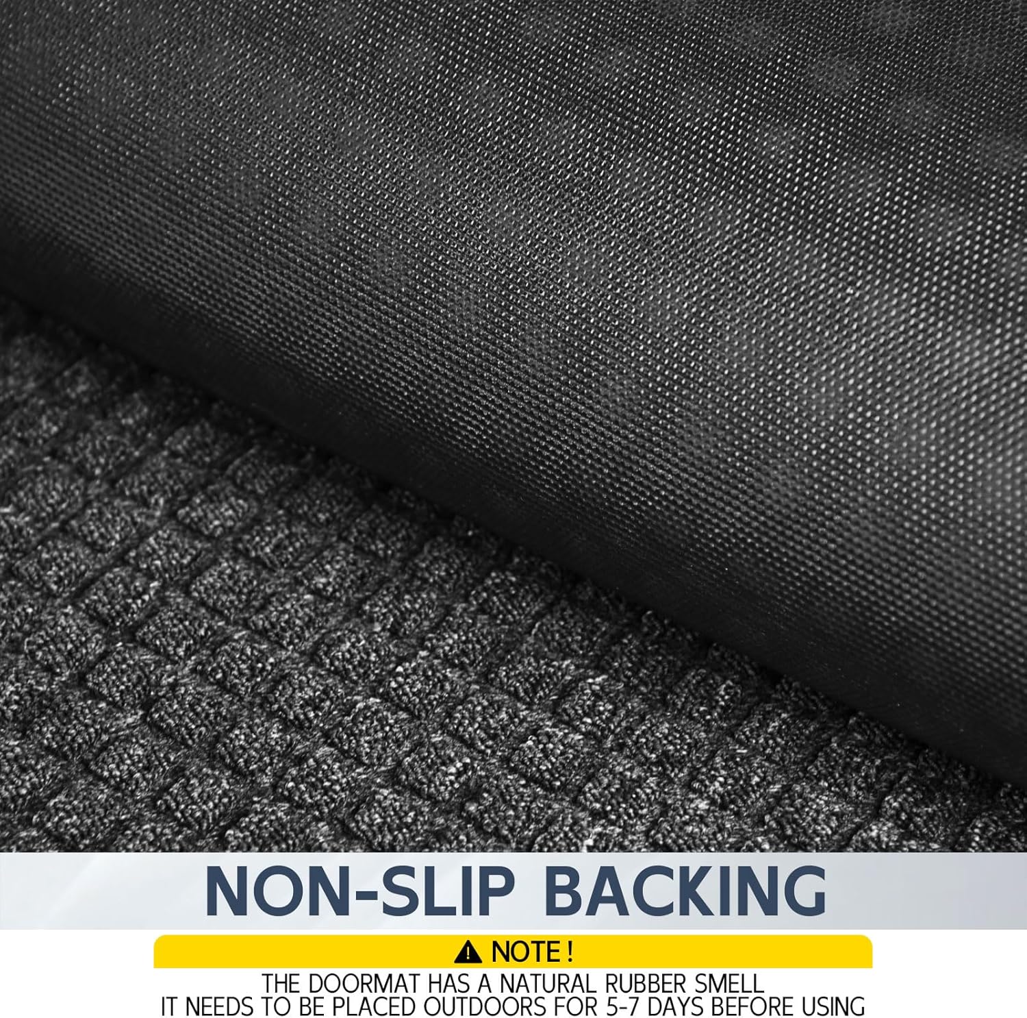Indoor Outdoor Front Door Mats, 72" x 48" Rubber Backing Non Slip Durable Welcome Floor Mats for