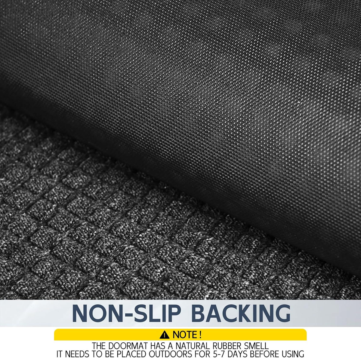 Indoor Outdoor Front Door Mats, 60" x 36" Rubber Backing Non Slip Durable Welcome Floor Mats for