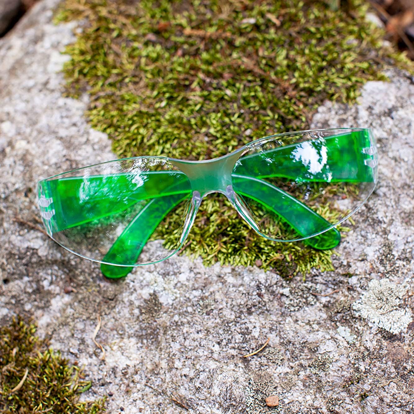 BISON LIFE Safety Glasses - Scratch Resistant Wrap Around Eyewear, Polycarbonate ANSI Z87.1 Impact