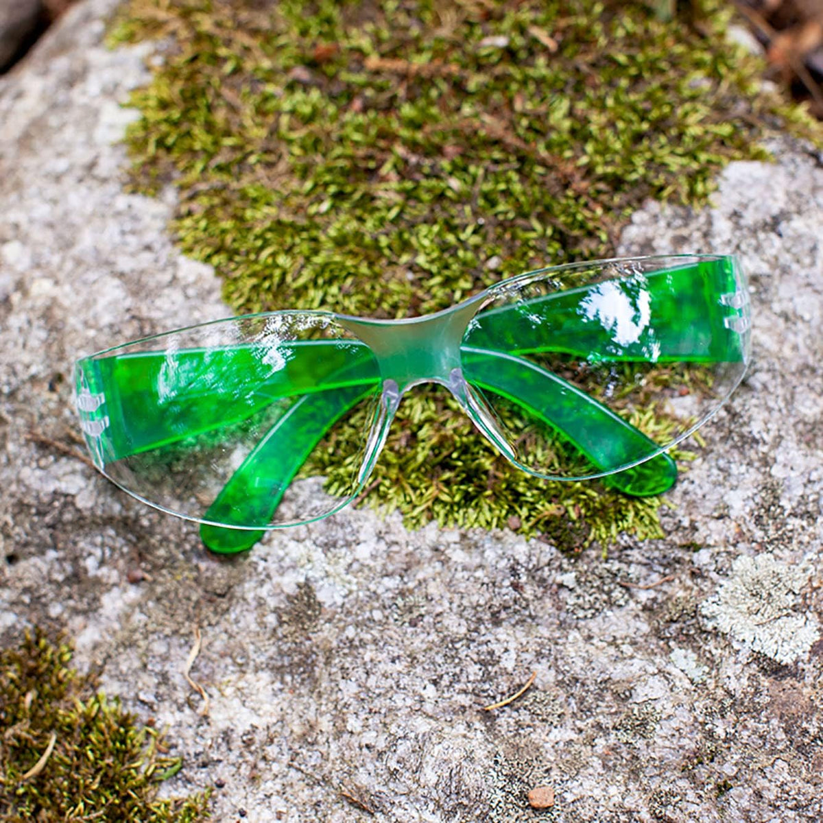 BISON LIFE Safety Glasses - Scratch Resistant Wrap Around Eyewear, Polycarbonate ANSI Z87.1 Impact