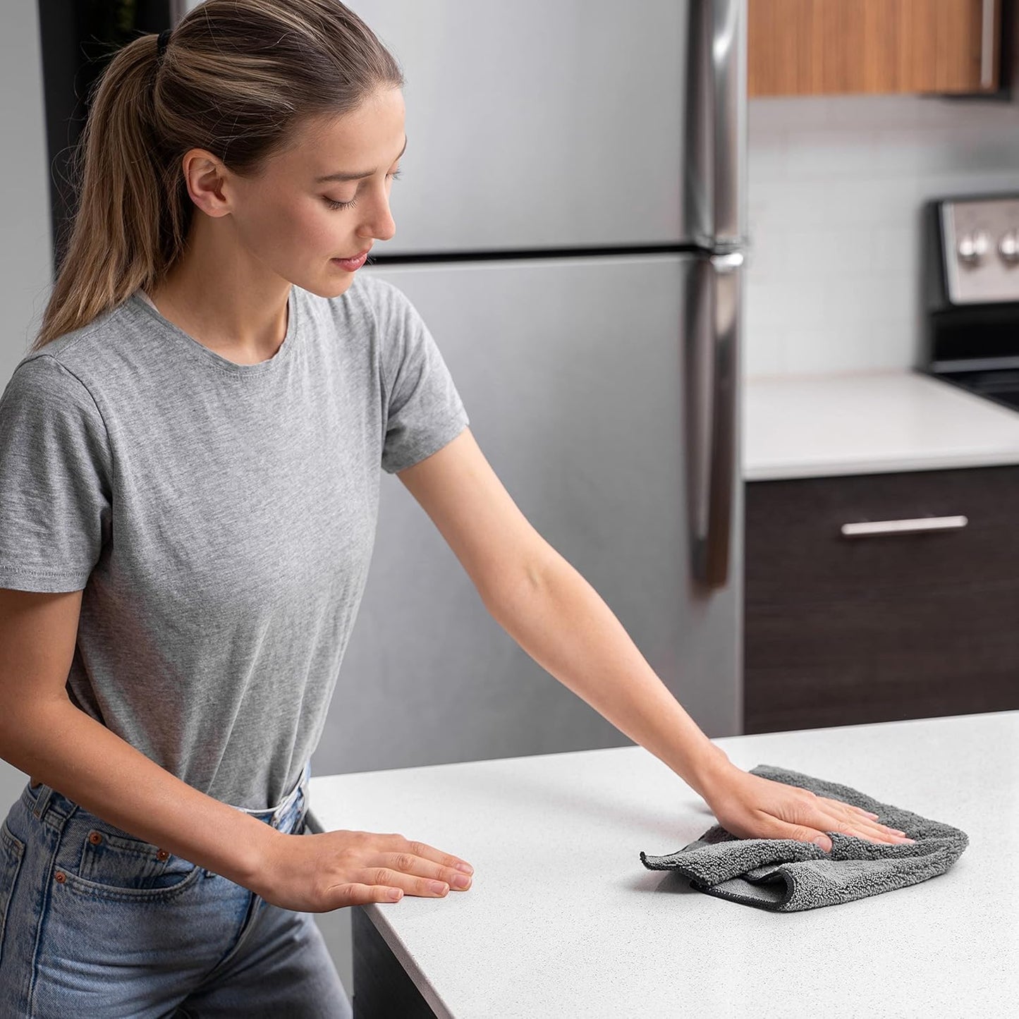 The Amazing Eco Cloth That Cleans Virtually Any Surface with Only Water. No More Paper Towels Or
