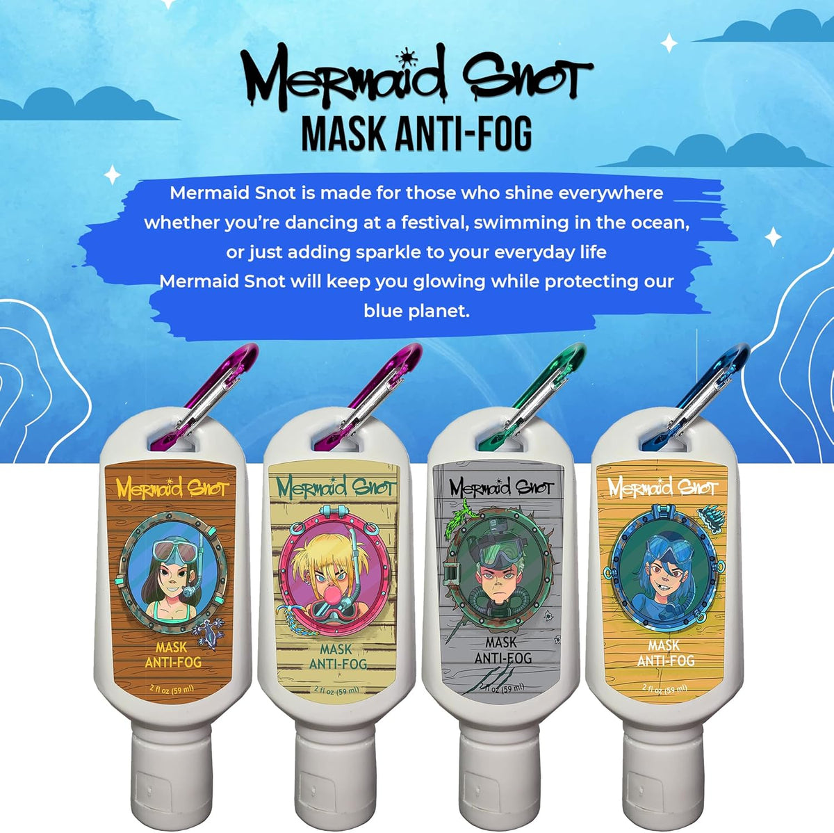 Neutripure Mermaid Snot Anti Fog Gel for Scuba Diving - Guen