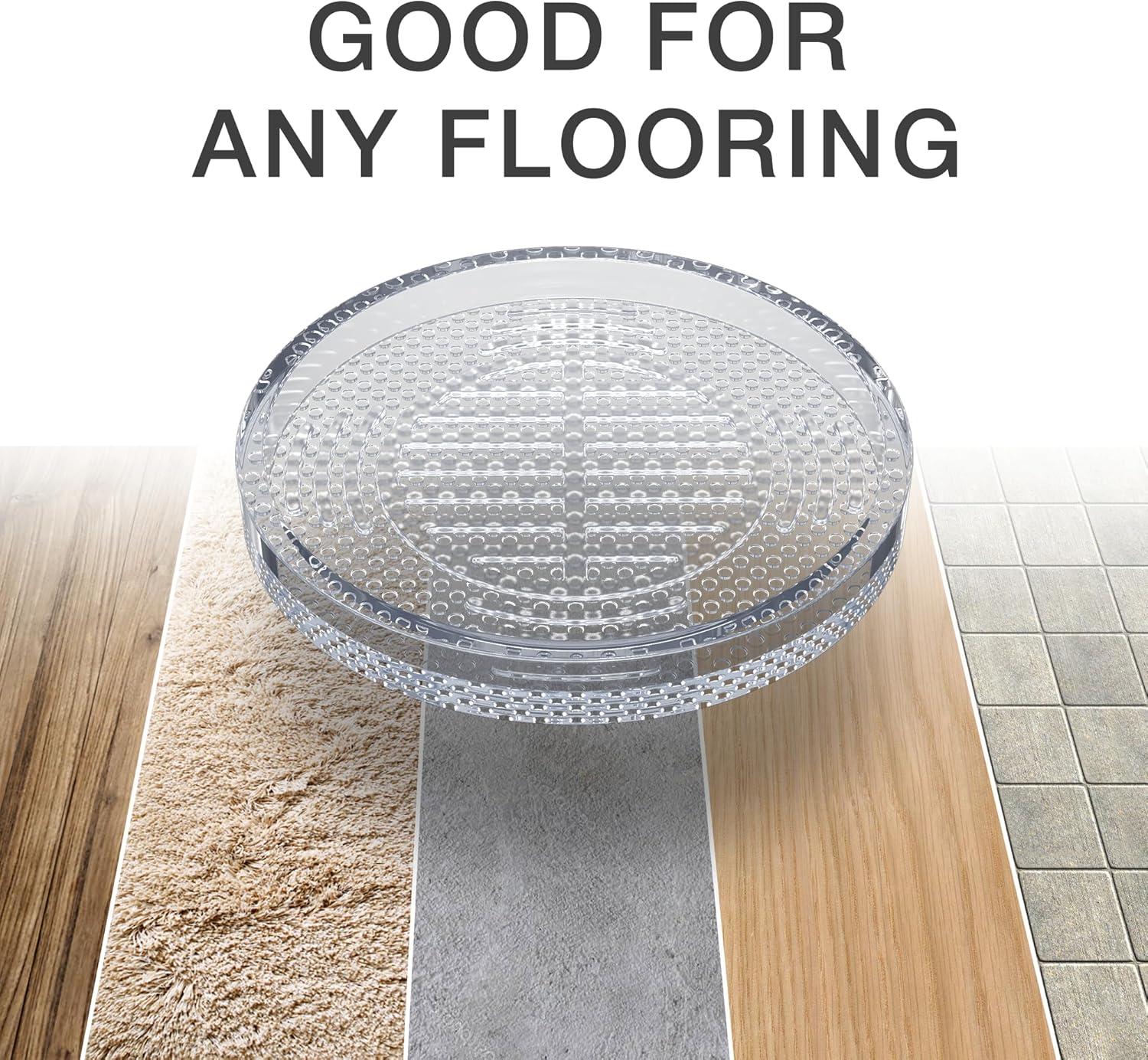 X-Protector Furniture Cups - 4 PCS 2.2" - Non Slip Furniture Pads for Hardwood Floors - Transparent