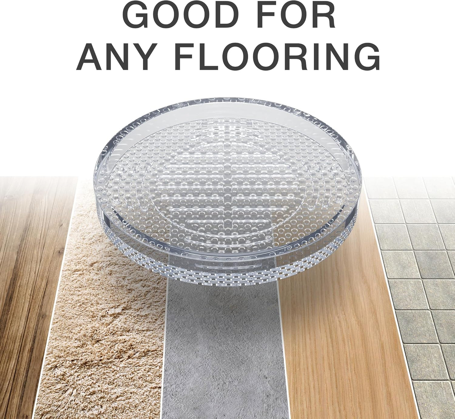 X-Protector Furniture Cups - 4 PCS 3" - Non Slip Furniture Pads for Hardwood Floors - Transparent