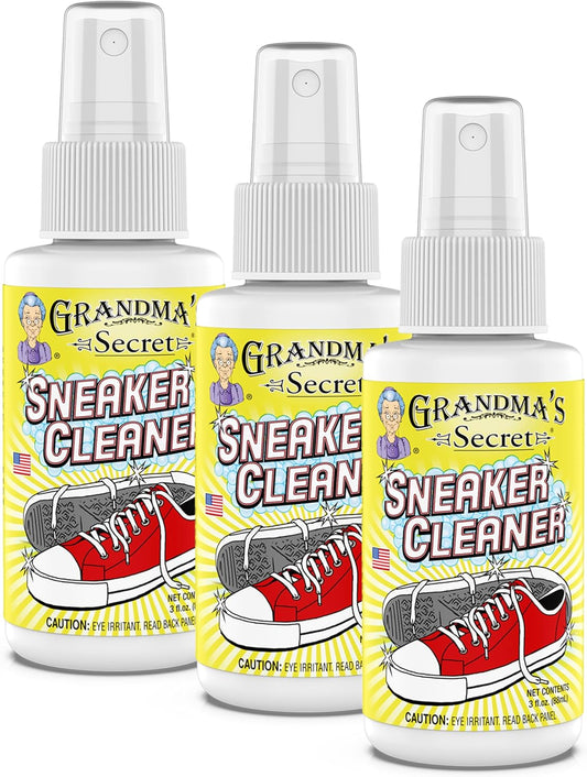 Grandma's Secret Sneaker Cleaner - Shoe Cleaner for Rubber, Canvas and Leather, Stain Remover Spray