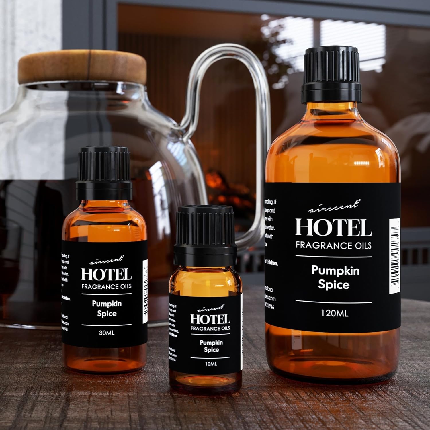 AirScent Pumpkin Spice Diffuser Oil - Pumpkin Spice Fragarnce Oil Blend for Ultrasonic and