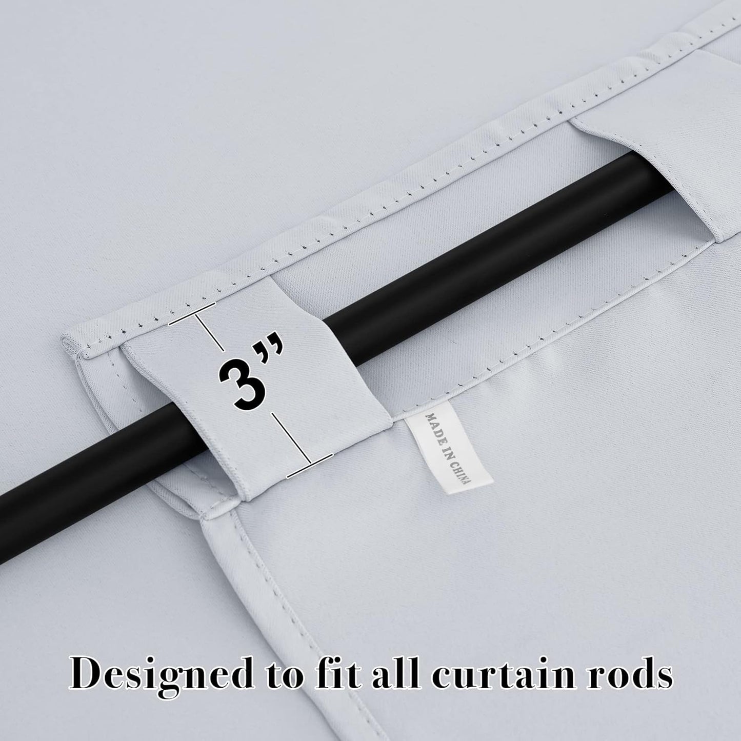 RYB HOME Room Darkening Kitchen Curtains 2 Panels Set,Thermal Insulated Small Window Treatment