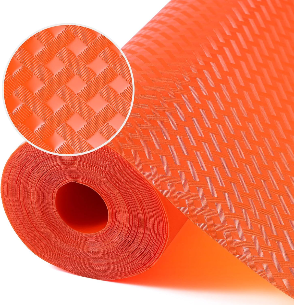Red Fridge Liners Shelf Liner for Kitchen Cabinets Refrigerator Liners Waterproof & Oil-Proof