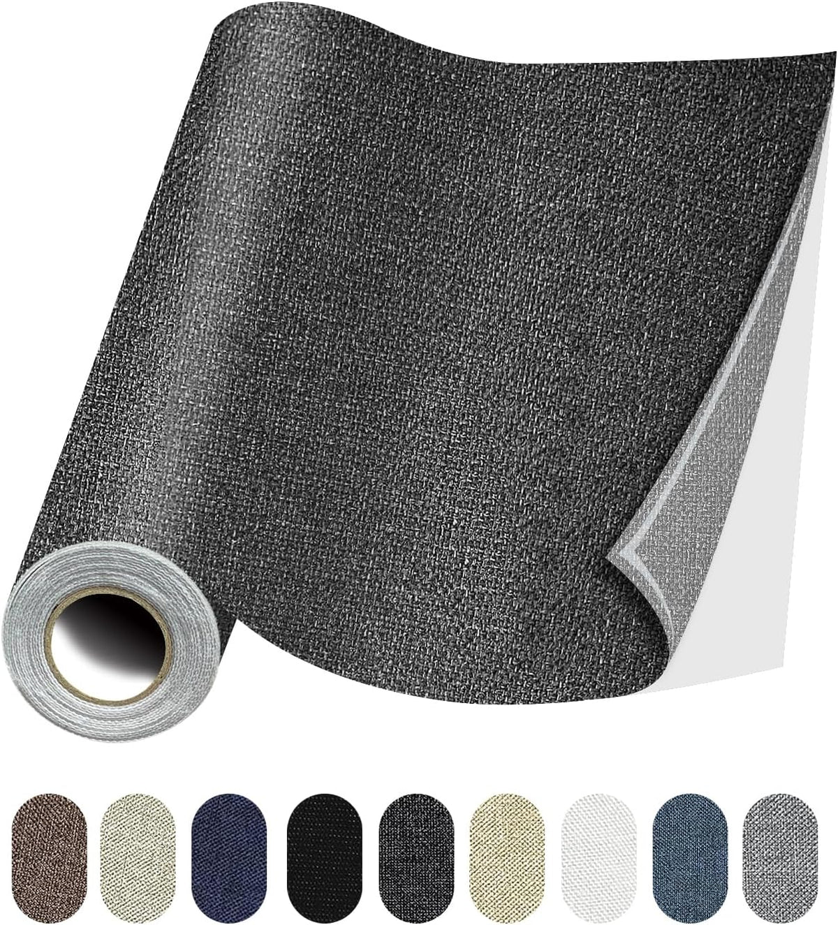 Fabric Repair Patches, 17X158 Inch Linen Repair Tape Self-Adhesive Fabric Patches Durable, DIY
