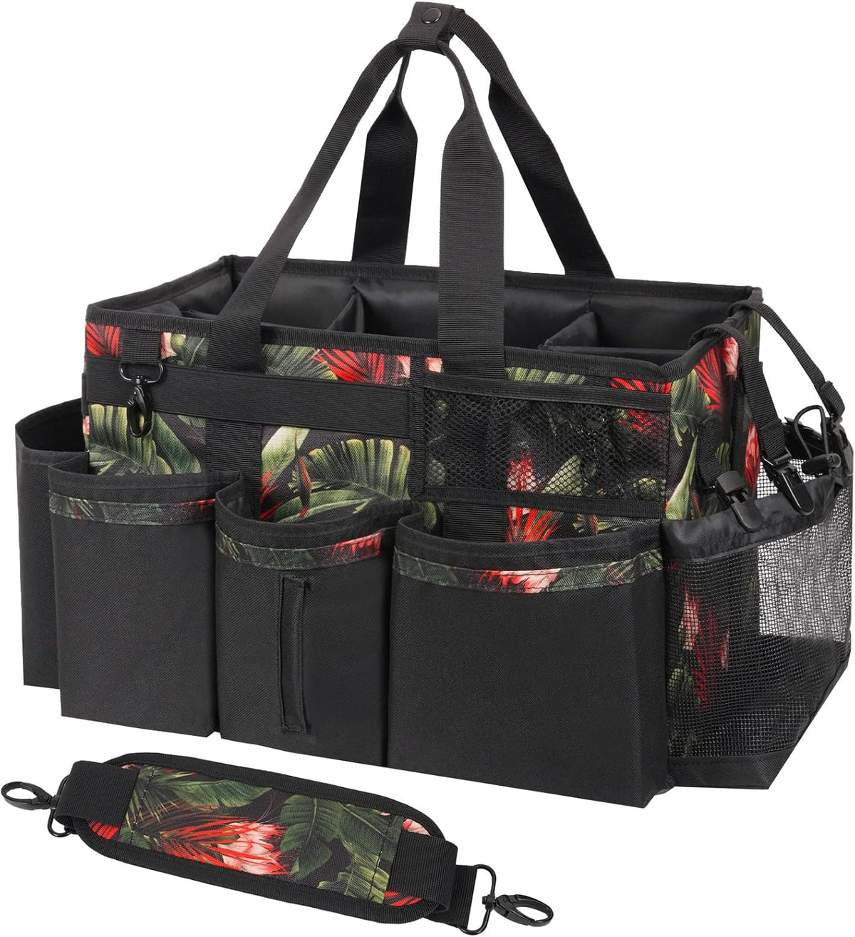 Wearable Cleaning Caddy, Cleaning Caddy Supplies Organizer with Handle & Shoulder Straps for