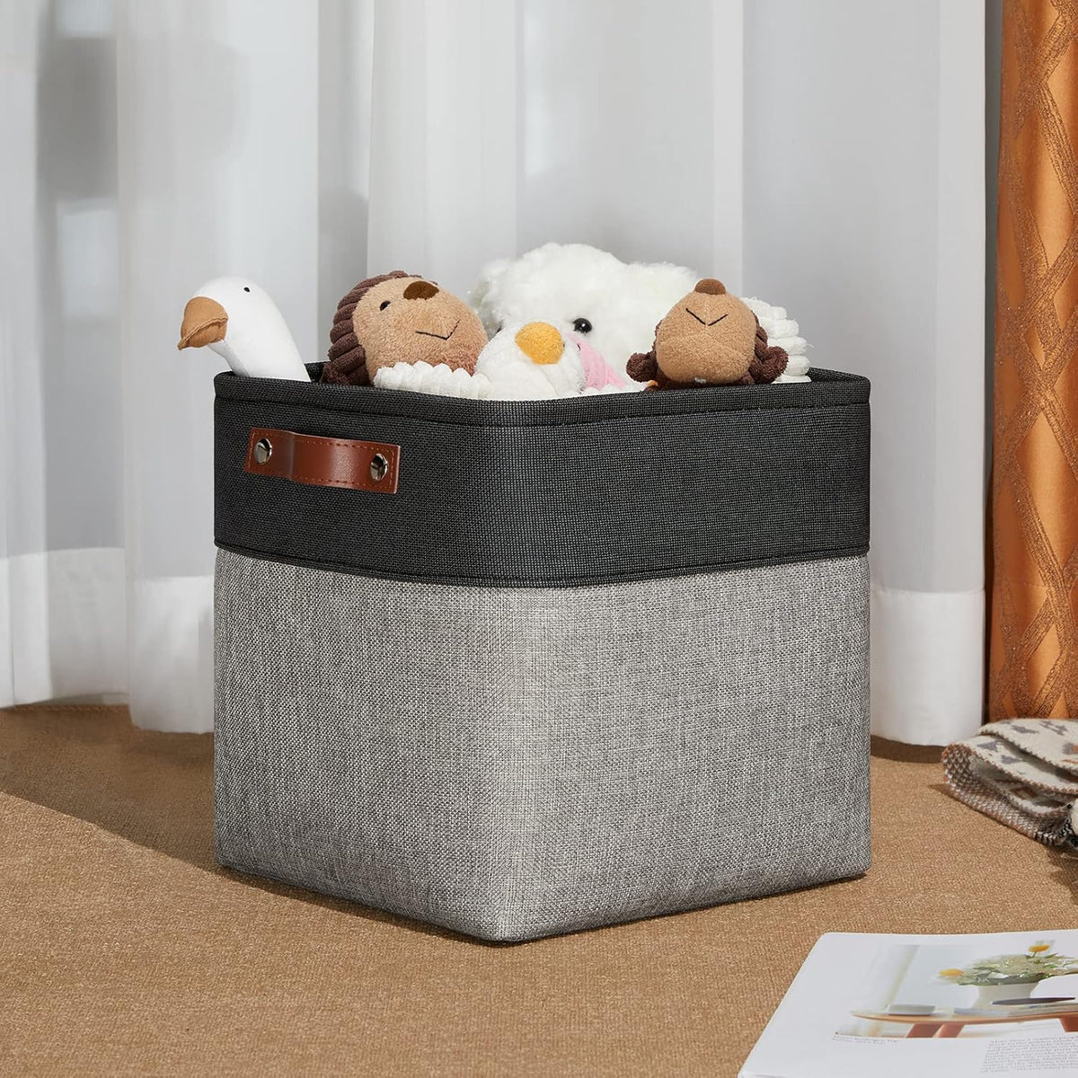 DULLEMELO 11x11 Cube Storage Bins for Cube organizer, Foldable Cube Storage Bins Baskets for