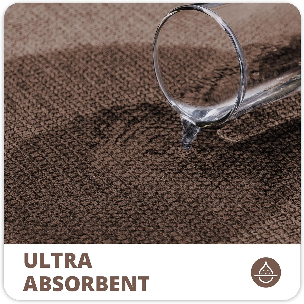Bath Mat,Ultra Thin Bathroom Rugs,Rubber Bath Mats for Bathroom,No Slip Bath Rugs,Quick Dry,Machine