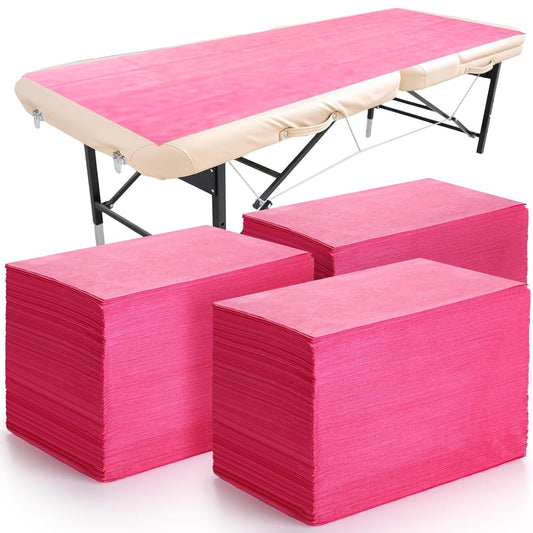 300 Pcs 31" x 71" Massage Table Sheets Waterproof Disposable Bed Sheets Soft Non Woven Fabric