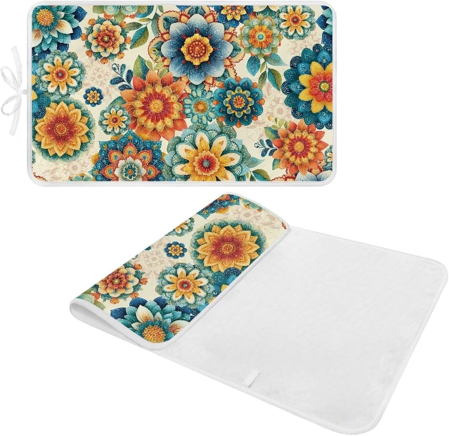 Boho Ironing Mat Foldable Ironing Pad Portable Board Iron Board Alternative Cover,Foldable Cover