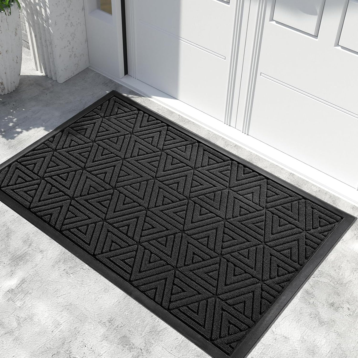 Yimobra Extra Large Door Mat 60x32, All-Weather Waterproof Non-Slip Welcome Matt Outdoor, Heavy