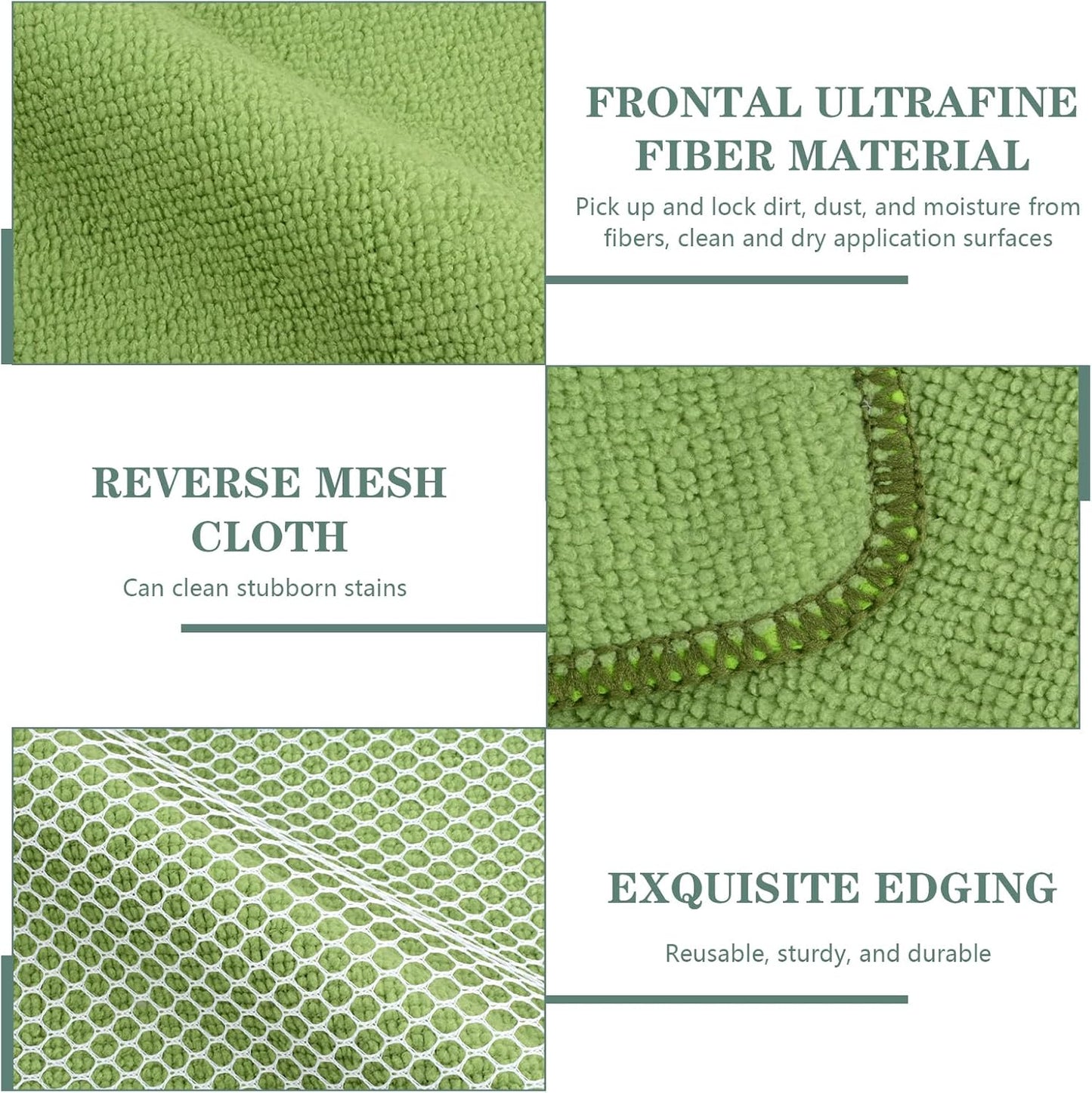 SINLAND Microfiber Dish Cloth for Washing Dishes Dish Rags Best Kitchen Washcloth Cleaning Cloths