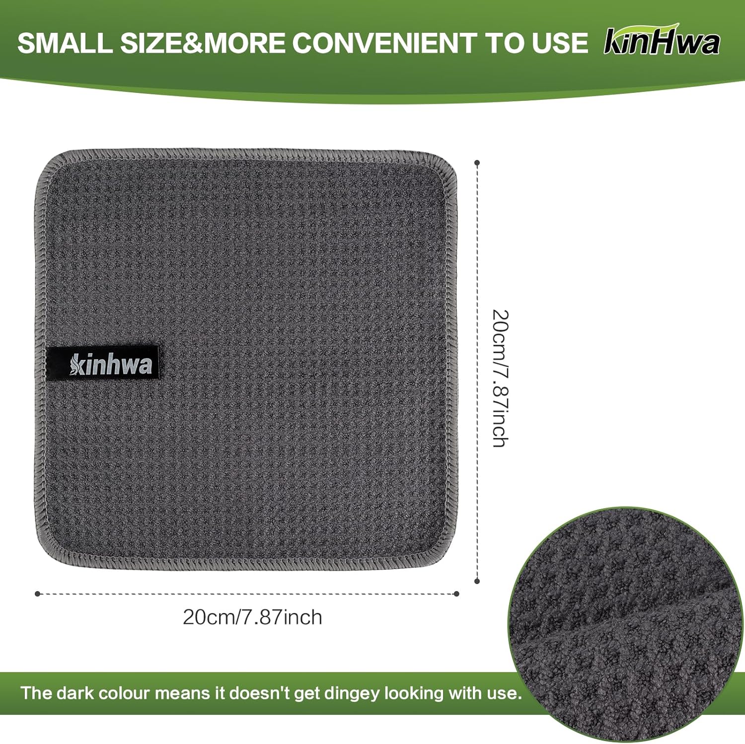 KinHwa Dish Cloths for Washing Dishes Kitchen Towels Microfiber Dish Towels for Kitchen Dish Towels
