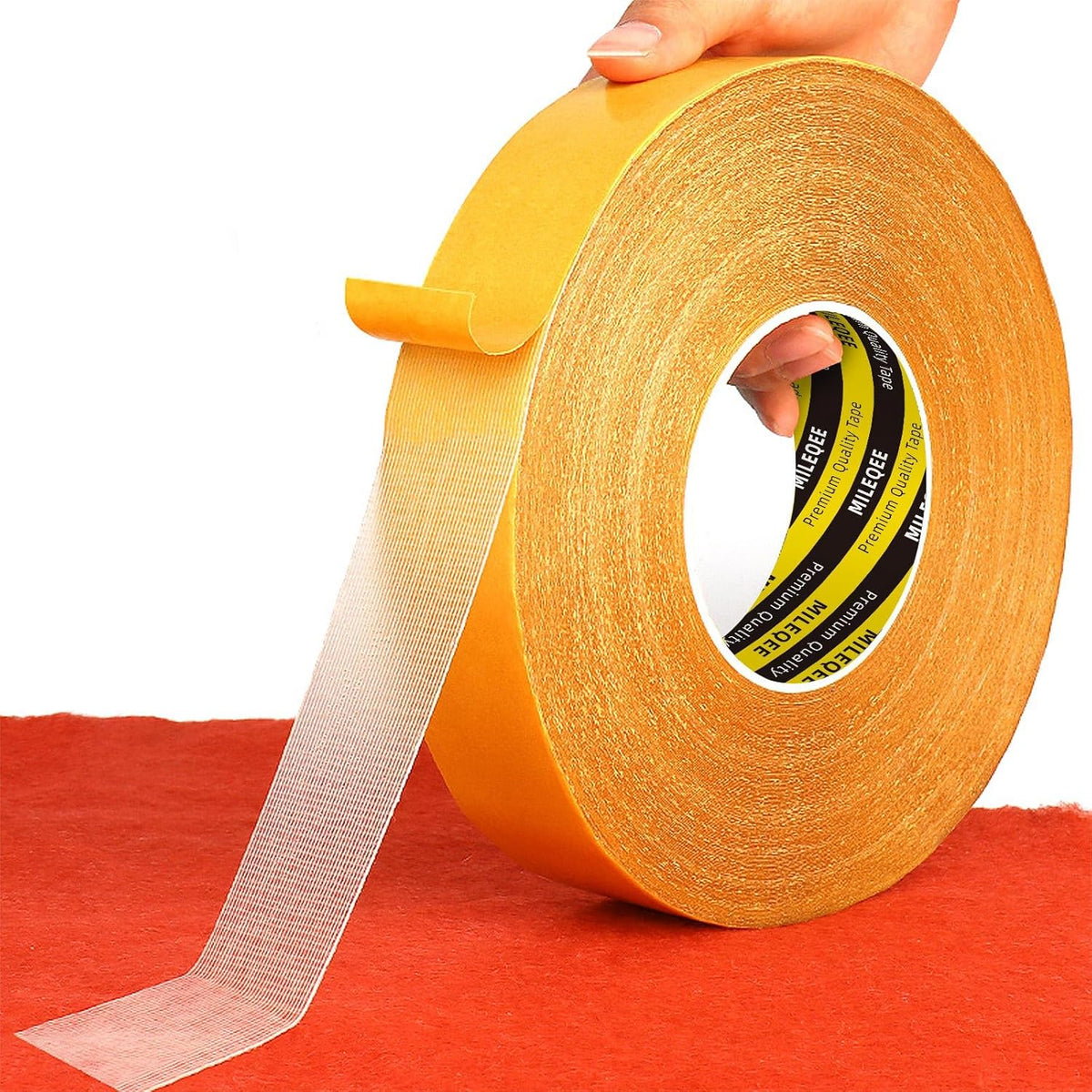 Double Sided Tape Heavy Duty, 1in x 164FT, Extra Large Universal High Tack Mounting Tape, Strong