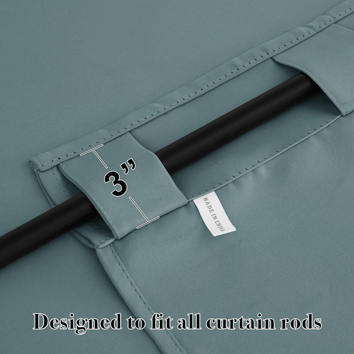 RYB HOME Kitchen Window Curtains - Blackout Privacy Half Window Curtains for Bedroom Bathroom
