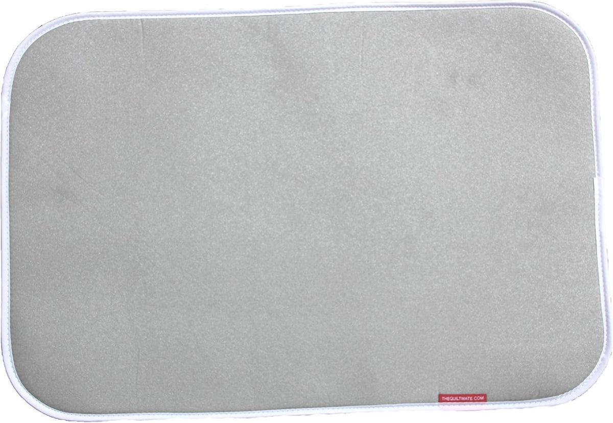 Premium Ironing Pad, Designed Especially for Quilters and Crafters, Classic, Silver, 17 in x 25 in