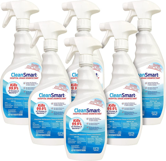 CleanSmart Hospital Grade Disinfectant, Kills 99.9% of Viruses and Bacteria, Hypochlorous Acid