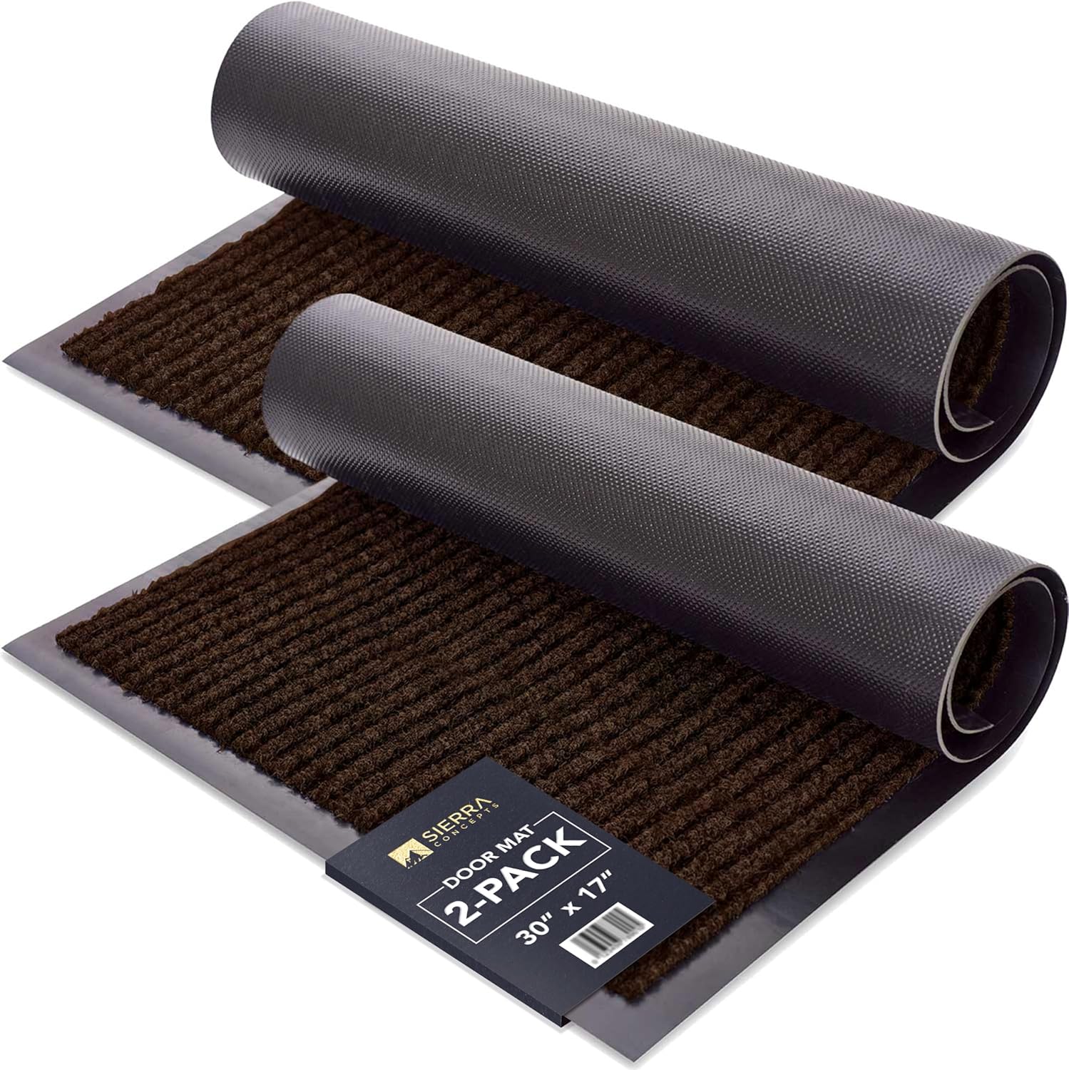 Sierra Concepts Front Door Mat Welcome Floor Mats - Entryway Indoor Outdoor Entrance Doormat