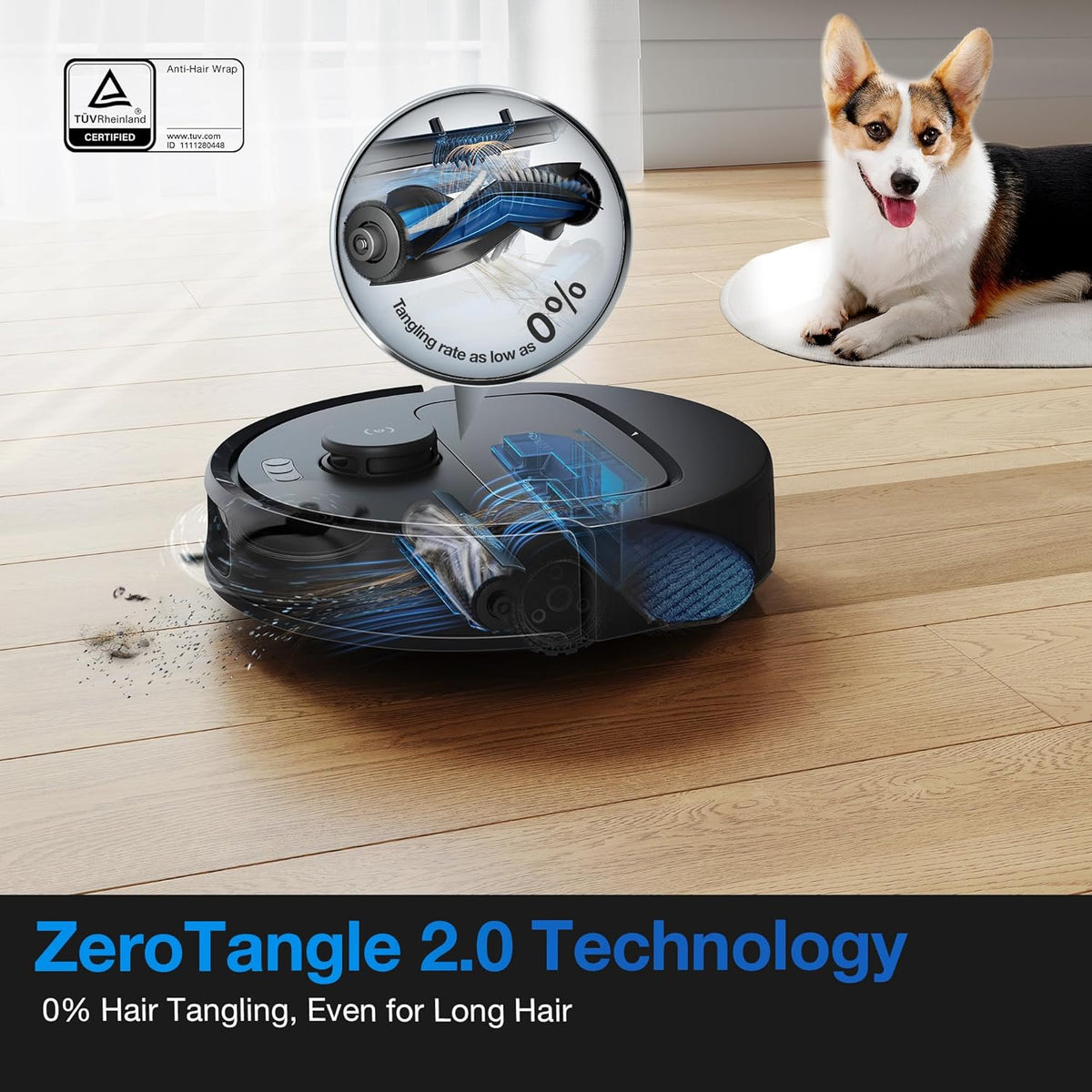 ECOVACS DEEBOT N20e Plus Robot Vacuum and Mop,with Bagless Self Emptying Station,10000Pa Powerful