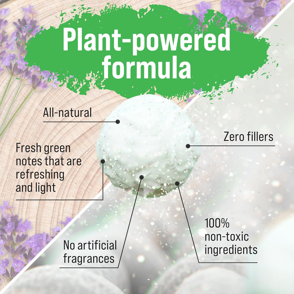 Rockin' Green Laundry Detergent, Plant based, All Natural Laundry Detergent Powder, Vegan and