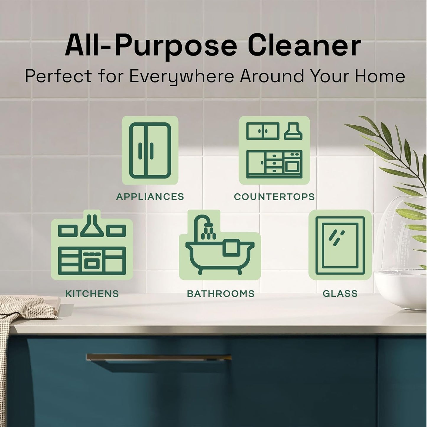 Clean Republic All-Purpose Cleaner, Daily Use Cleaning Spray for Kitchens, Bathrooms, and More, 32