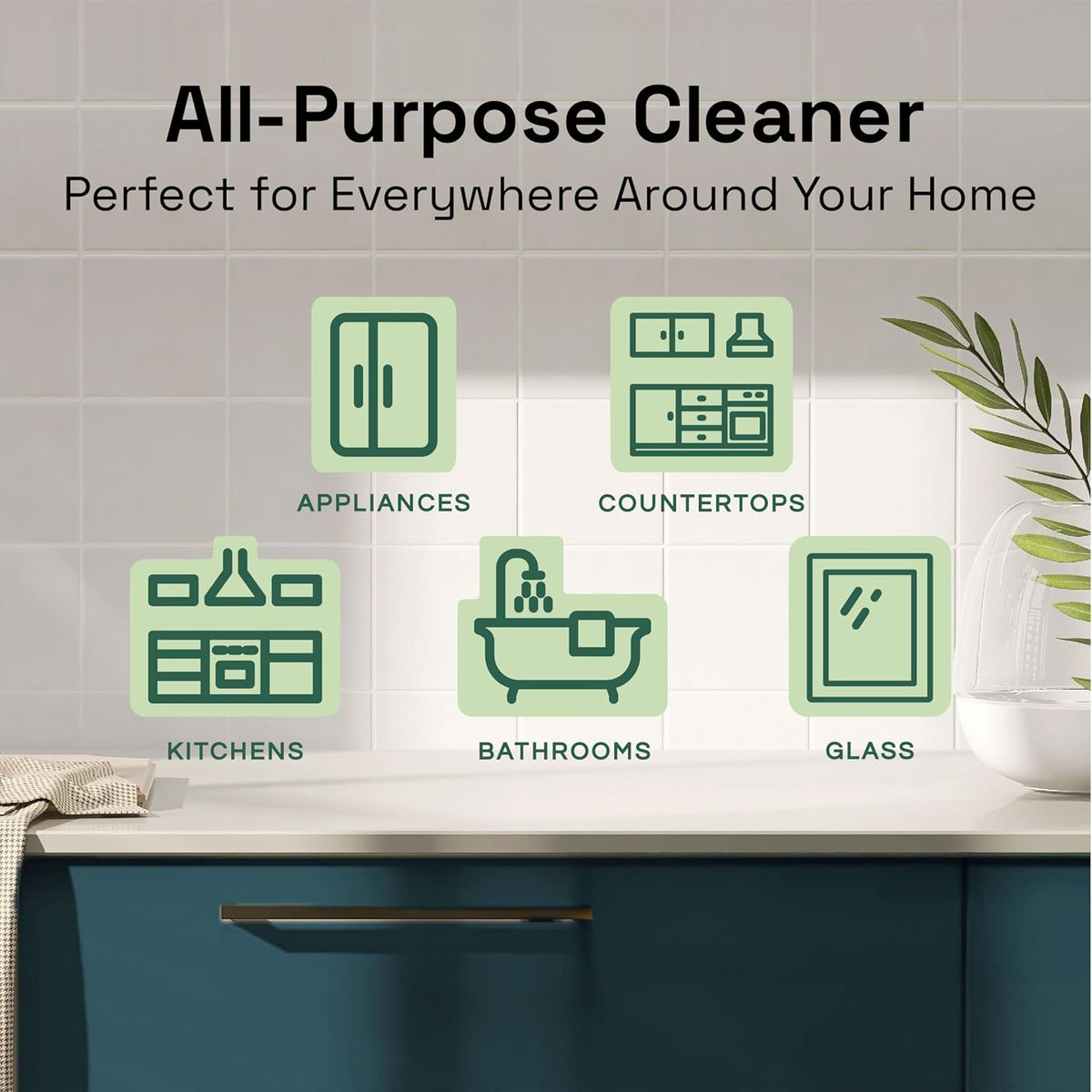 Clean Republic All-Purpose Cleaner, Daily Use Cleaning Spray for Kitchens, Bathrooms, and More, 32