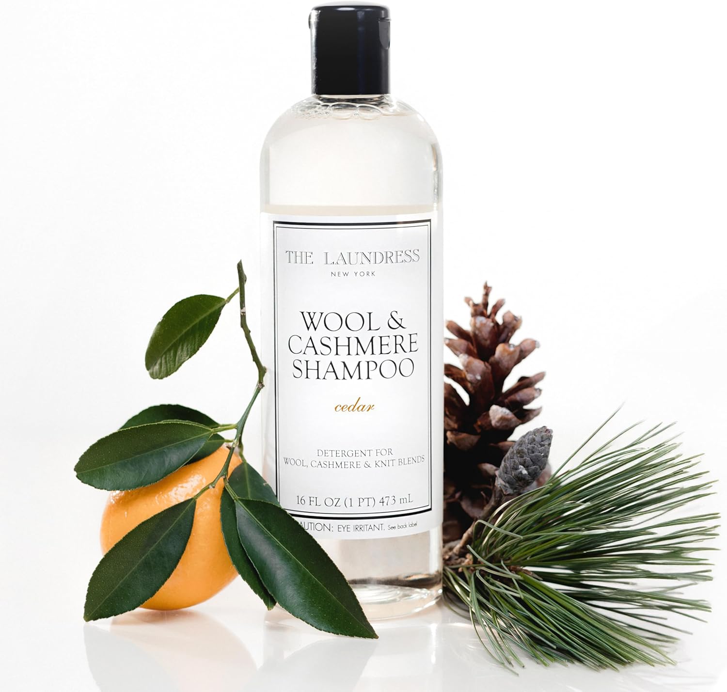 The Laundress Wool & Cashmere Shampoo, Double Concentrated, Cedar Scent, Wool Detergent, Wool Wash