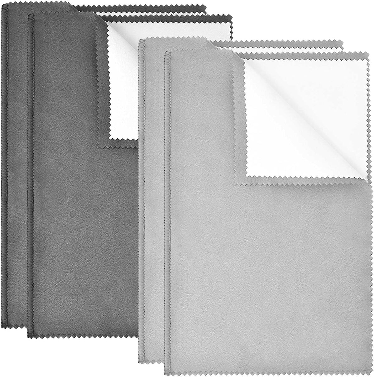 SEVENWELL Silver Polishing Cloth, Jewelry Cleaner Cloth for Sterling Silver Jewelry, Gold