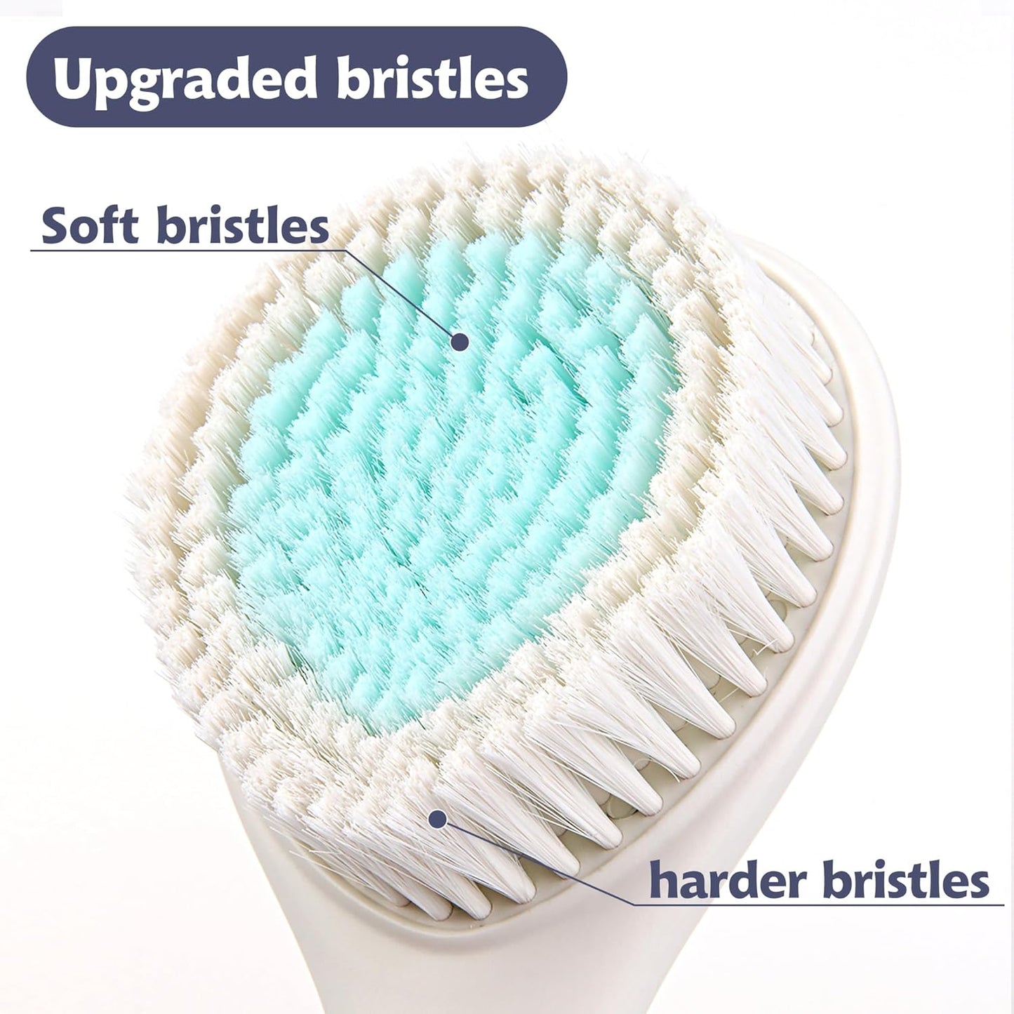 BEDELITE Back Bath Brush Long Handle for Shower - Soft Shower Brush for Men & Women,Back Brush