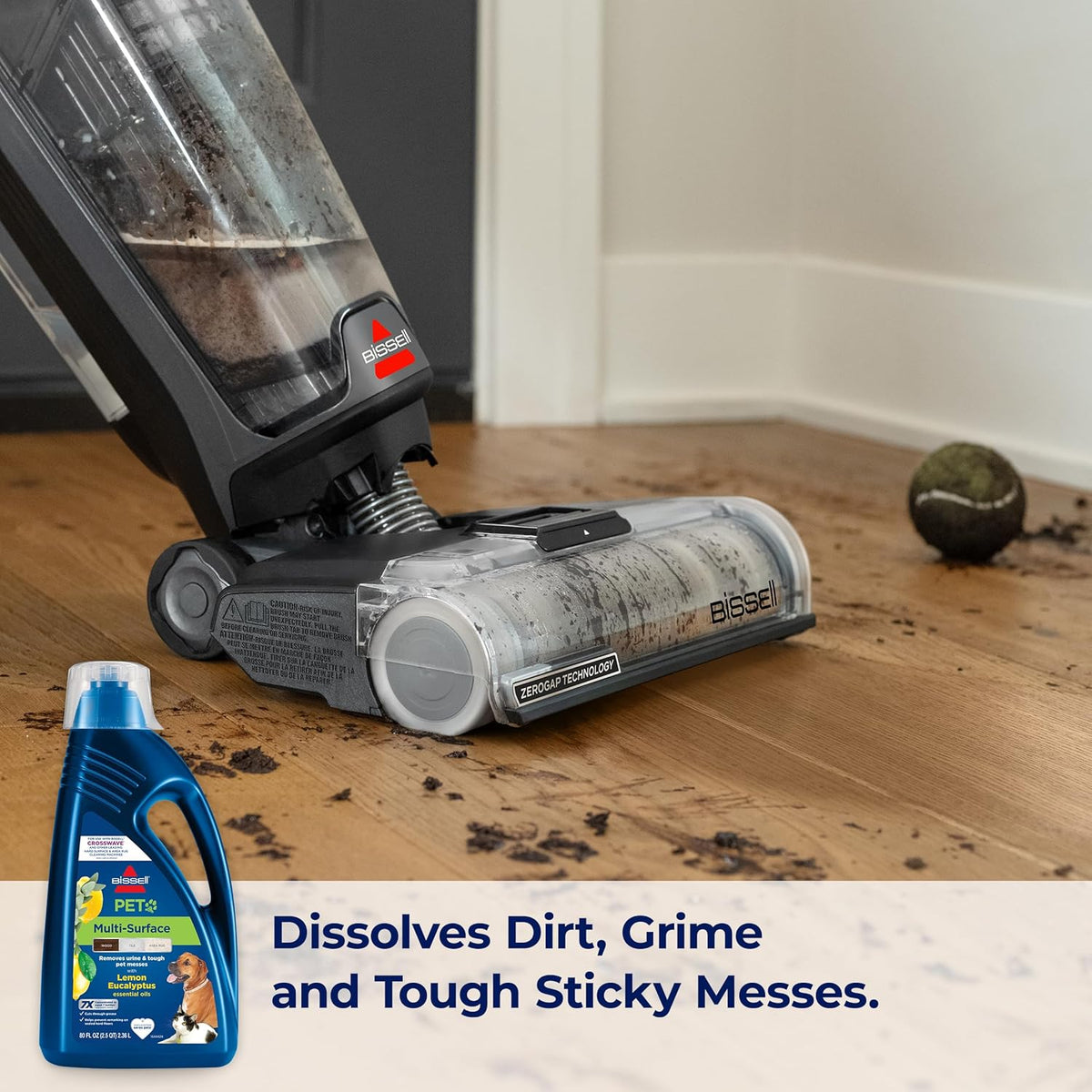 Bissell Multi-Surface Pet with Citrus, 3444G, 80oz, Safe on Sealed Hard Floors and Area Rugs